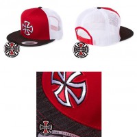Independent Painted Cross Hat - Red